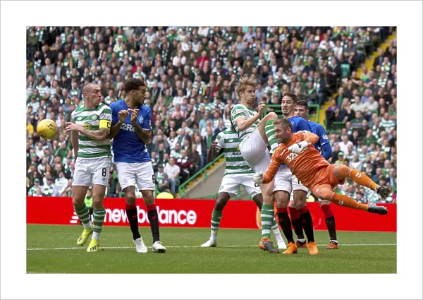 Allan McGregor Defiantly Repels Ajer Threat at Celtic Park