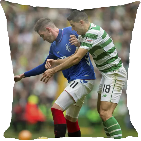 Intense Rivalry: Lafferty vs Rogic - Battle of the Titans in Rangers vs Celtic's Ladbrokes Premiership Clash at Celtic Park