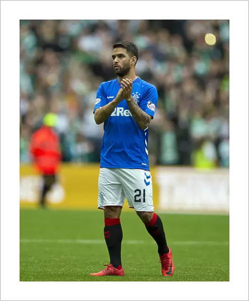 Rangers Daniel Candeias Bids Emotional Farewell to Celtic Park Fans: A Heartfelt Moment from the 2003 Scottish Cup Champions Match