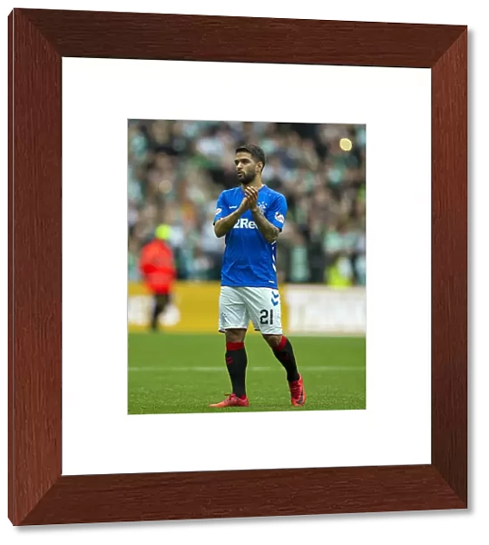 Rangers Daniel Candeias Bids Emotional Farewell to Celtic Park Fans: A Heartfelt Moment from the 2003 Scottish Cup Champions Match