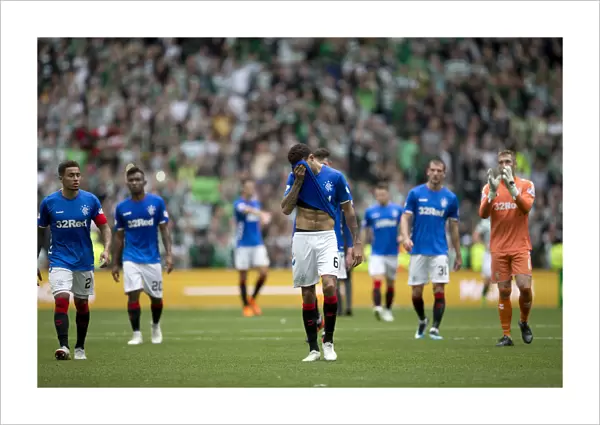 Rangers: Defeated Players at Celtic Park After Premiership Loss - Scottish Cup Champions 2003