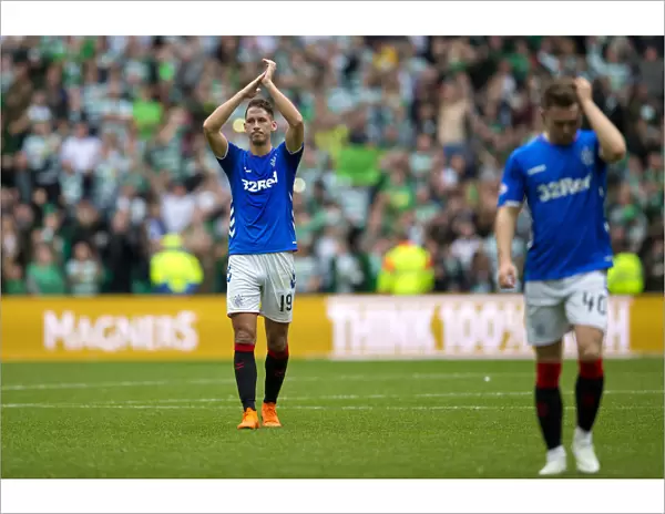 Rangers Katic Salutes Celtic Fans: A Tradition of Sportsmanship at Celtic Park (Scottish Cup Champions 2003)