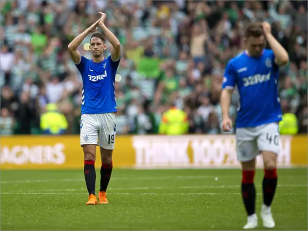 Rangers Katic Salutes Celtic Fans: A Tradition of Sportsmanship at Celtic Park (Scottish Cup Champions 2003)