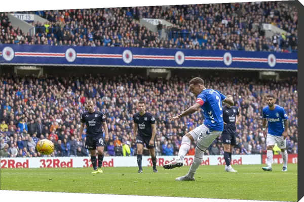 Rangers Tavernier Scores Dramatic Penalty at Ibrox: Rangers vs Dundee, Ladbrokes Premiership