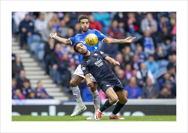 Goldson vs Moussa: An Intense Battle at Ibrox Stadium - Rangers vs Dundee, Ladbrokes Premiership