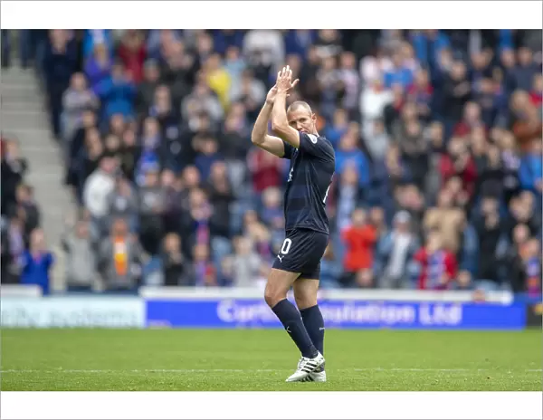 Rangers Fans Pay Tribute: Kenny Miller's Send-Off at Ibrox, Rangers vs Dundee, Ladbrokes Premiership