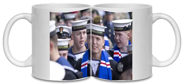 Salute to Heroes: Armed Forces Appreciation Day - Rangers Football Club (Scottish Cup Winners 2003) - Directors, Former Players, and Members of the Armed Forces Gather at Ibrox Stadium
