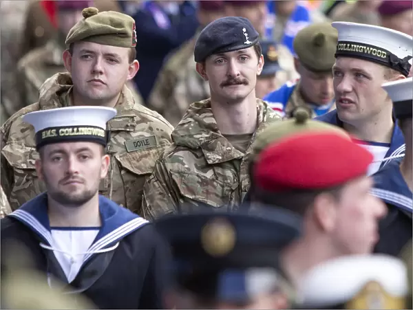 Honoring Heroes: Rangers Football Club's Armed Forces Tribute Day - Uniting Directors, Former Players, and Champions at Ibrox Stadium