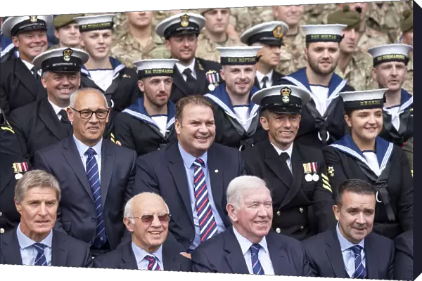 Salute to Heroes: Rangers Directors, Former Players, and Armed Forces - 2003 Scottish Cup Winning Squad