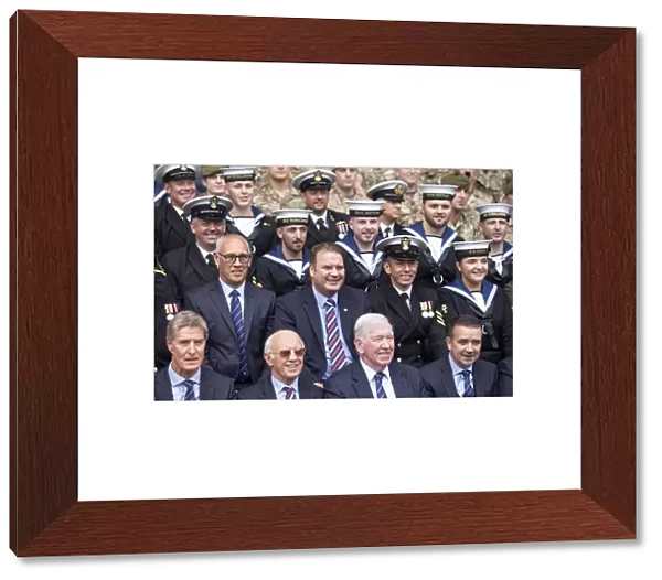 Salute to Heroes: Rangers Directors, Former Players, and Armed Forces - 2003 Scottish Cup Winning Squad