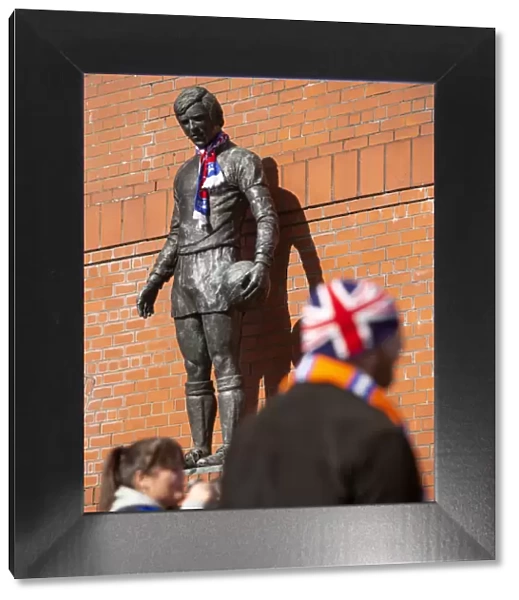 John Greig Statue at Ibrox Stadium: Rangers vs St. Johnstone, Ladbrokes Premiership