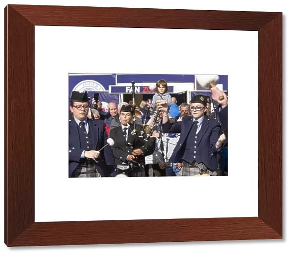 Electrifying Ibrox Stadium with RAF Pipe Bands & Drums: A Scottish Cup Winning Tradition