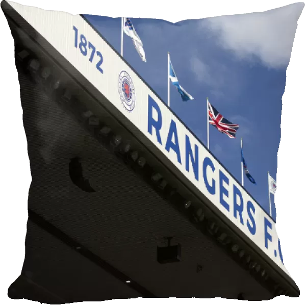 Rangers vs St. Johnstone: Ibrox Stadium - Premiership Clash Amidst Waves of Rangers Flags (Scottish Cup Champions 2003)