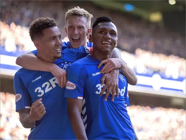 Rangers Alfredo Morelos Scores Stunning Goal: Ibrox Erupts in Celebration (Scottish Cup Victory)