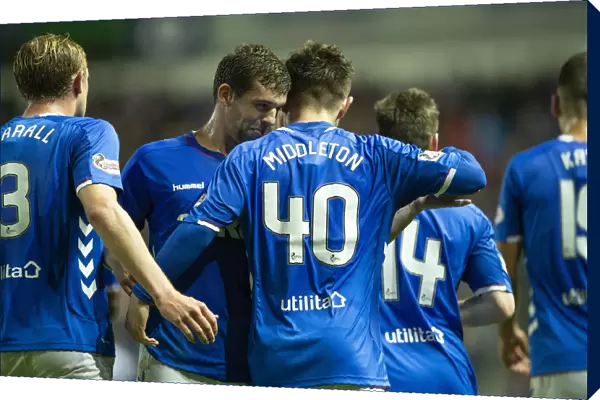 Rangers Glenn Middleton and Jon Flanagan Celebrate First Goal in Exciting Betfred Cup Quarterfinal at Ibrox Stadium