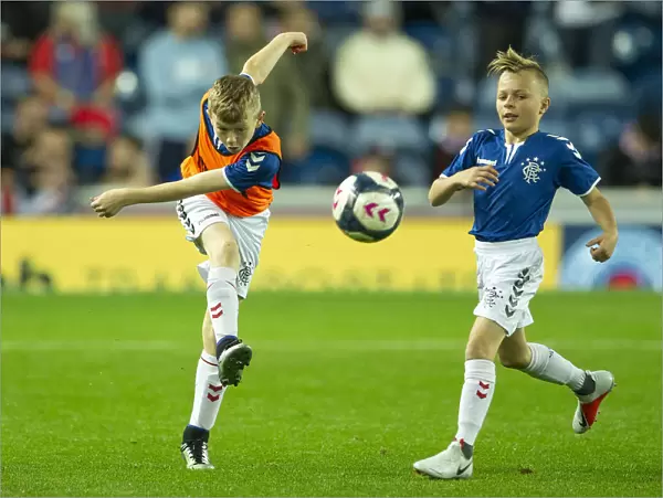 Rangers U10s Electrify Ibrox Crowd with Exciting Half-Time Show vs Ayr United
