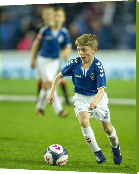 Rangers U10s Thrill Ibrox Crowd with Electrifying Half-Time Show vs Ayr United
