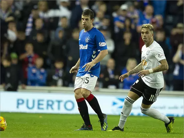 Rangers Jon Flanagan in Action: Betfred Cup Quarter-Final vs Ayr United at Ibrox Stadium (Scottish Cup Champions 2003)