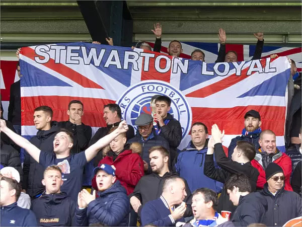 Rangers Fans Triumphant Roar: Scottish Cup Victory at Livingston (2003)