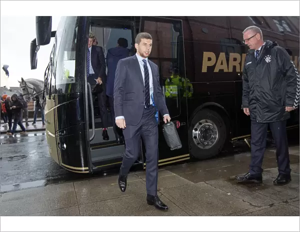 Rangers Jon Flanagan Steps Out in New Club Suit for Ladbrokes Premiership Clash at Ibrox Stadium