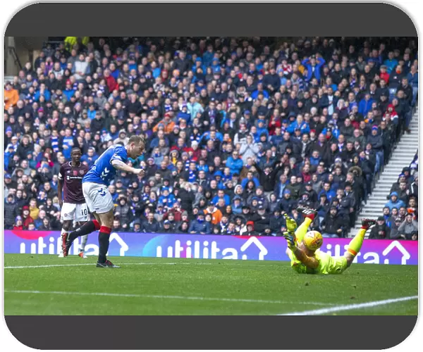 Scott Arfield's Thrilling Hat-Trick: Rangers vs Hearts, Ladbrokes Premiership, Ibrox Stadium