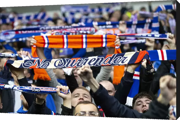 Rangers Football Club: United in Victory - Scarves Raised High at Ibrox Stadium (Scottish Cup, 2003)