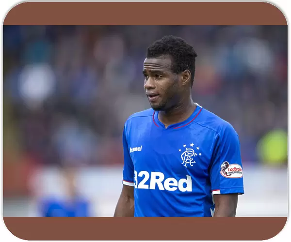 Rangers Lassana Coulibaly in Action against Hamilton Academical at Hope Central Business District Stadium