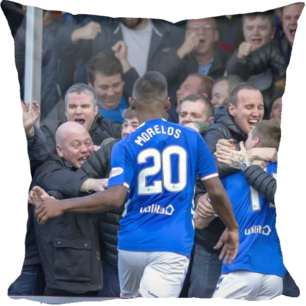 Rangers Ryan Kent Scores and Celebrates Epic Goal with Adoring Fans in Hamilton's Hope Central Business District Stadium