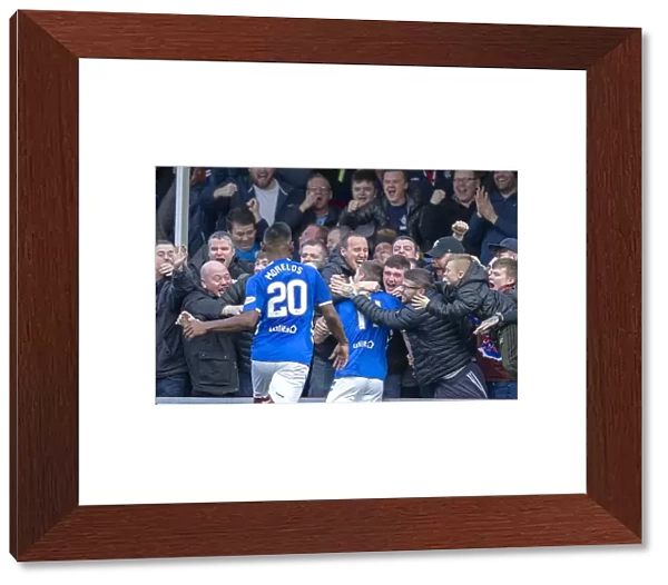 Rangers Ryan Kent Scores and Celebrates Epic Goal with Adoring Fans in Hamilton's Hope Central Business District Stadium