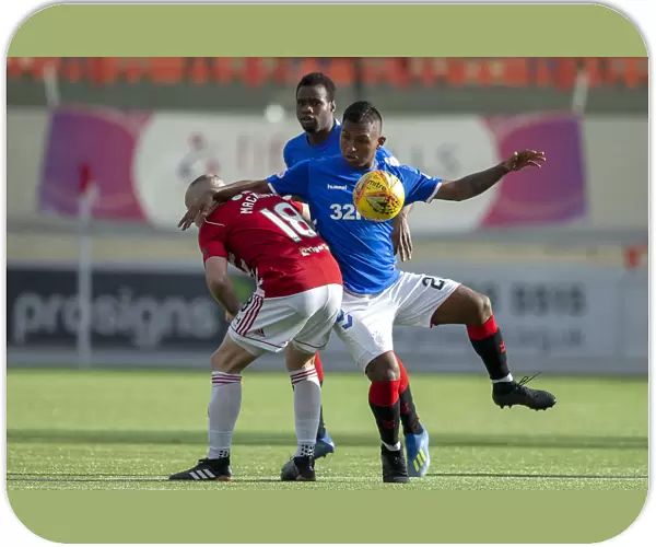 Rangers Alfredo Morelos: In Action at Hamilton's Hope Central Business District Stadium