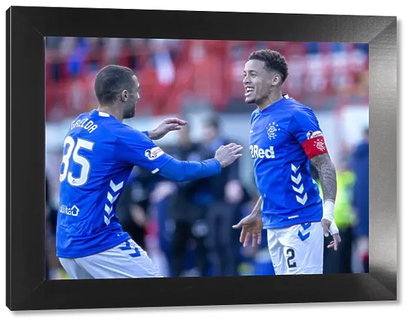 Rangers Tavernier and Grezda: A Jubilant Moment in the Ladbrokes Premiership
