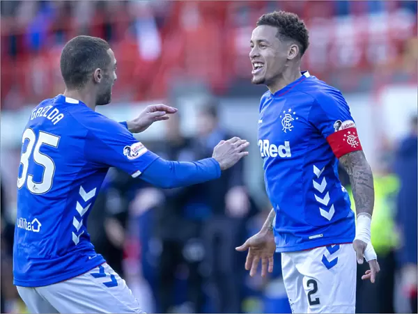 Rangers Tavernier and Grezda: A Jubilant Moment in the Ladbrokes Premiership