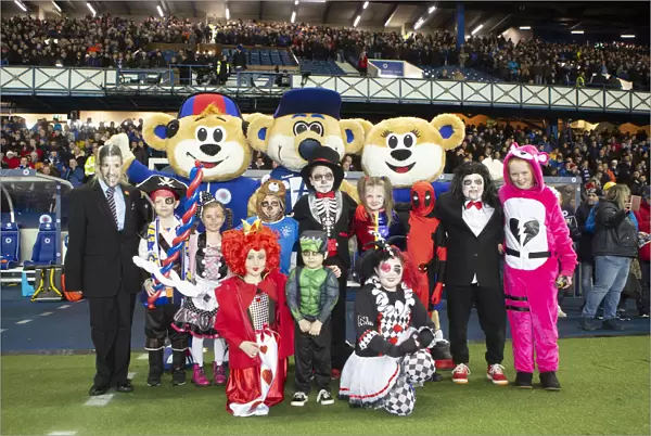 Halloween Fun at Ibrox: Rangers Family's Spooktacular Pre-Match Celebration