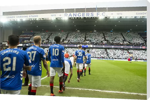 Rangers Football Club: 10-Year UNICEF Anniversary Celebrated at Ladbrokes Premiership Match vs Livingston (Ibrox Stadium)