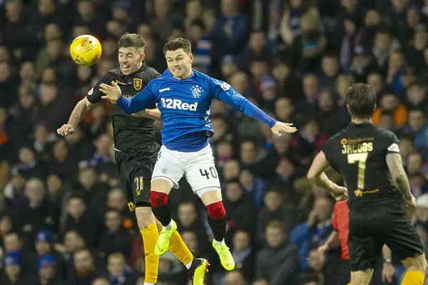 Rangers vs Livingston: Thrilling Moment at Ibrox - Glenn Middleton Leaps Over Declan Gallagher
