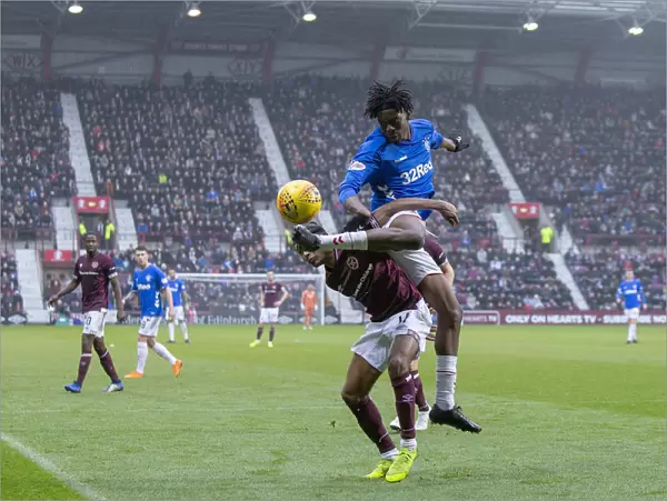 Intense Rivalry: Ejaria vs Mitchell - The Legendary Clash of Rangers and Hearts at Tynecastle Stadium