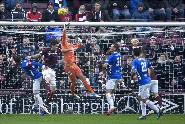 Allan McGregor Saves: Hearts vs Rangers, Ladbrokes Premiership, Tynecastle