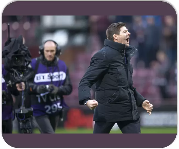 Steven Gerrard's Double Victory: Rangers Scottish Premiership and Scottish Cup Triumph at Tynecastle (2023)