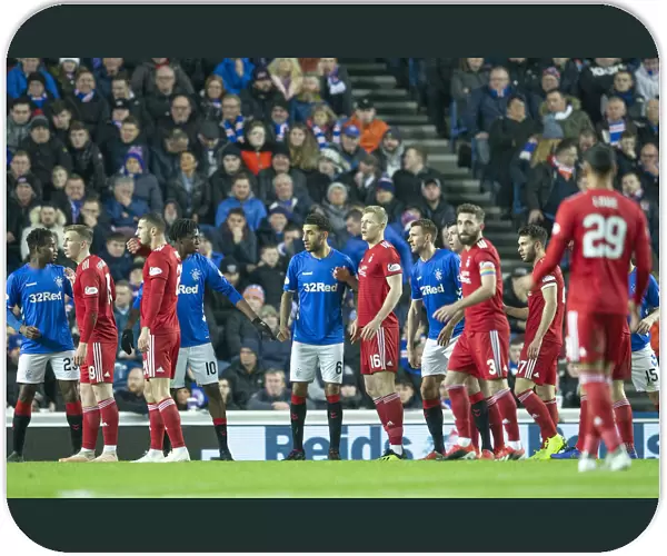Rangers vs Aberdeen: Connor Goldson on Alert During Ladbrokes Premiership Clash at Ibrox Stadium