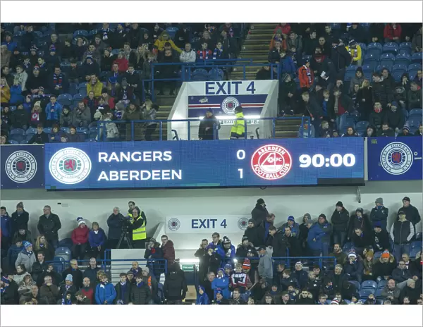 Rangers vs Aberdeen: Ibrox Stadium - Full-Time Scoreboard (Ladbrokes Premiership, Scottish Cup Winners: 2003)