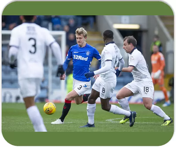 Rangers Joe Worrall in Action at Dens Park: Dundee vs Rangers, Ladbrokes Premiership