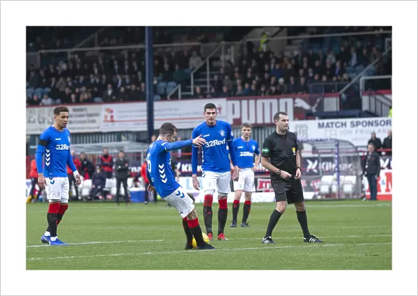 Andy Halliday Scores Free-Kick: Dundee vs Rangers, Ladbrokes Premiership, Dens Park