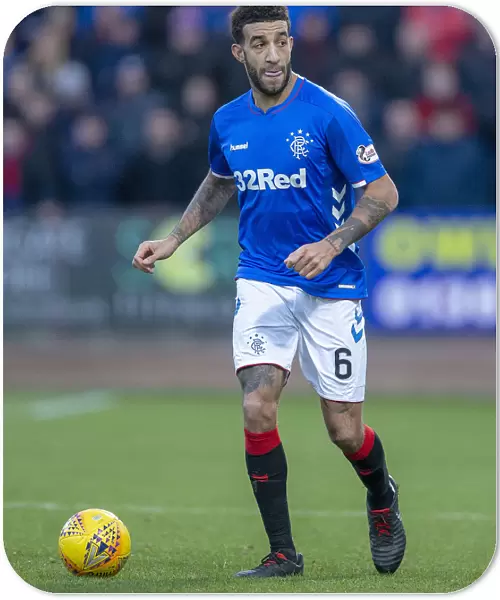 Rangers Connor Goldson during the Ladbrokes Premiership match at Dens Park, Dundee