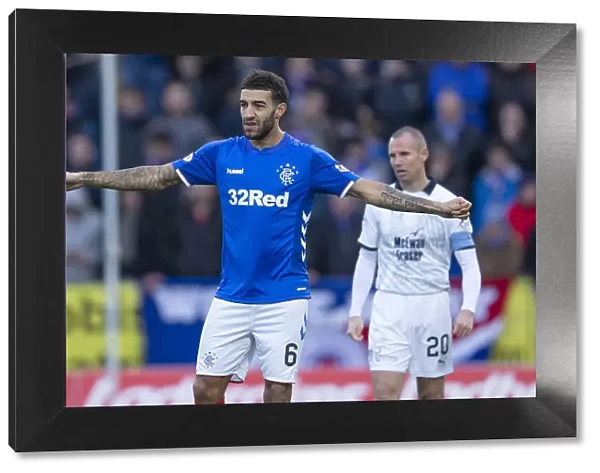 Rangers Connor Goldson vs. Dundee's Kenny Miller: A Clash of Legends in the Ladbrokes Premiership at Dens Park
