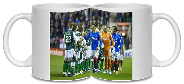 Rangers and Hibernian: Scottish Premiership Rivalry - A Moment of Sportsmanship at Easter Road (Scottish Cup Champions 2003)