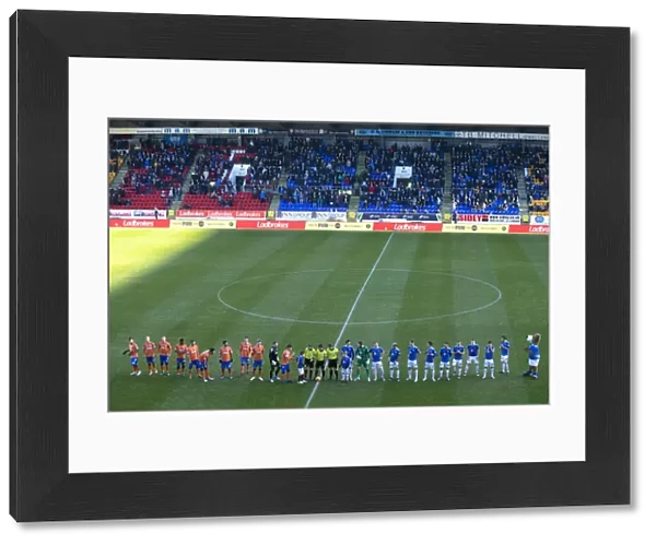 Rangers and St. Johnstone Players Line-Up at McDiarmid Park - Scottish Premiership
