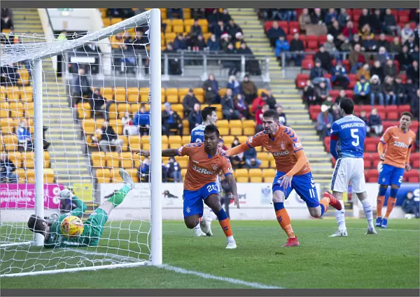 Thrilling Scottish Premiership Showdown: Rangers Alfredo Morelos Scores the Winning Goal against St. Johnstone at McDiarmid Park (2023)