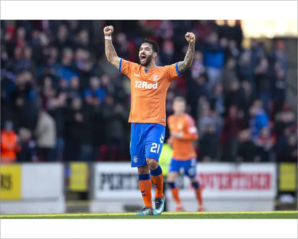 Rangers Football Club: Daniel Candeias's Euphoric Moment as Rangers Secure Scottish Premiership Victory over St. Johnstone