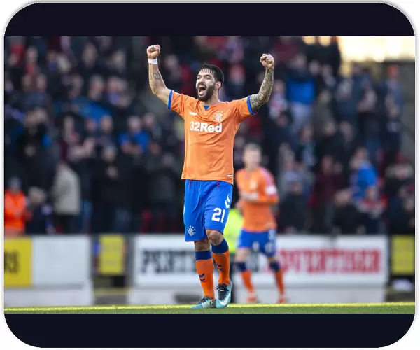 Rangers Football Club: Daniel Candeias's Euphoric Moment as Rangers Secure Scottish Premiership Victory over St. Johnstone