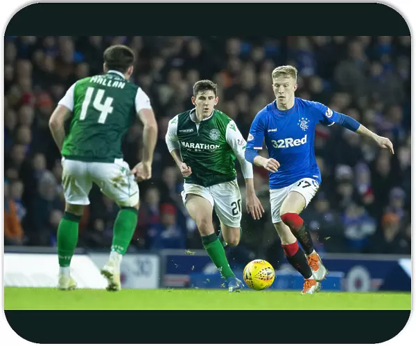 Rangers McCrorie Outmaneuvers Hyndman: Scottish Premiership Clash at Ibrox Stadium